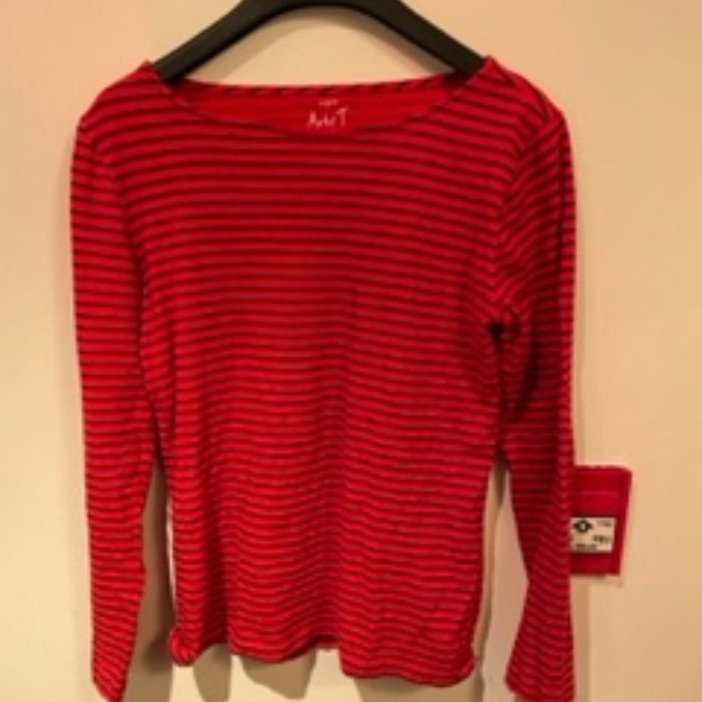 JCrew Artist Striped Breton Top Size M